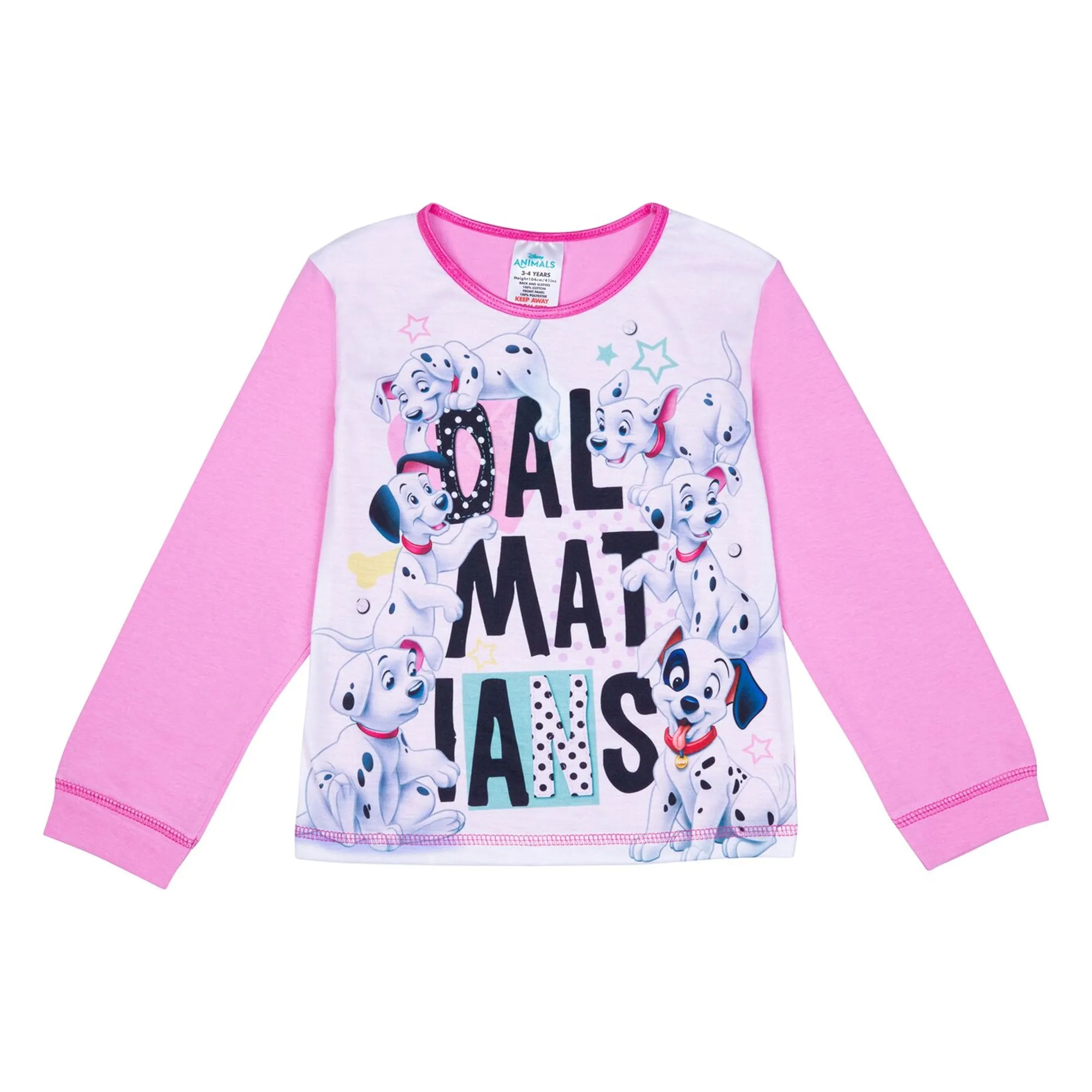 101 Dalmatians Girls Toddlers Pyjama Set