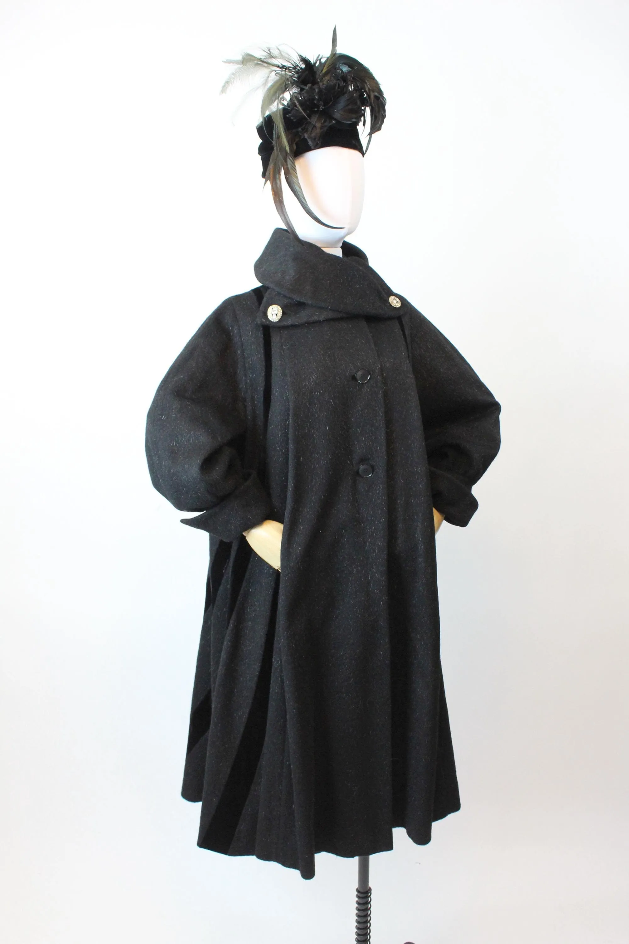 1950s 1958 documented LILLI ANN trapeze swing coat all sizes  | new fall winter