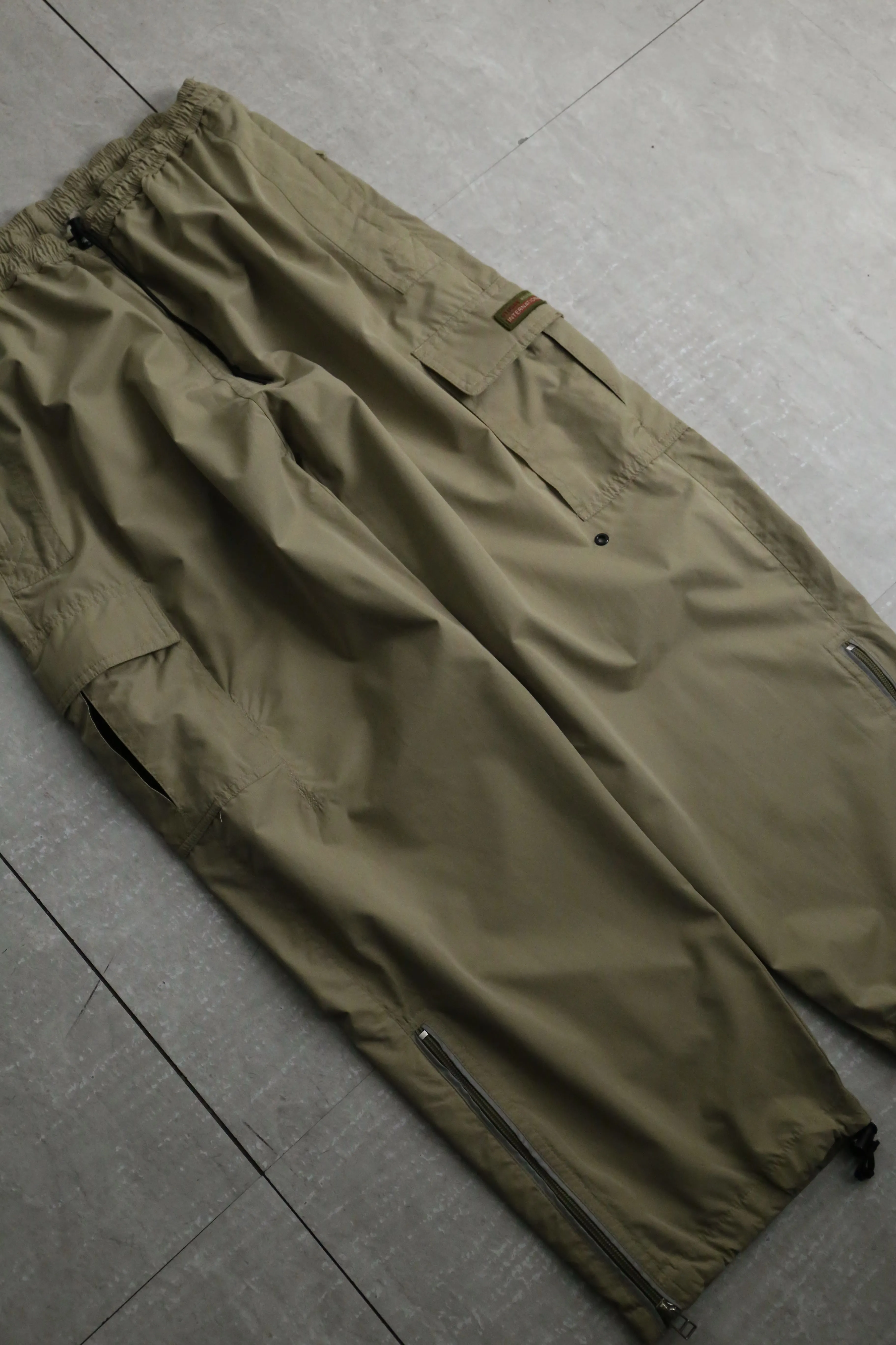 1990-00s old STUSSY nylon easy cargo pants
