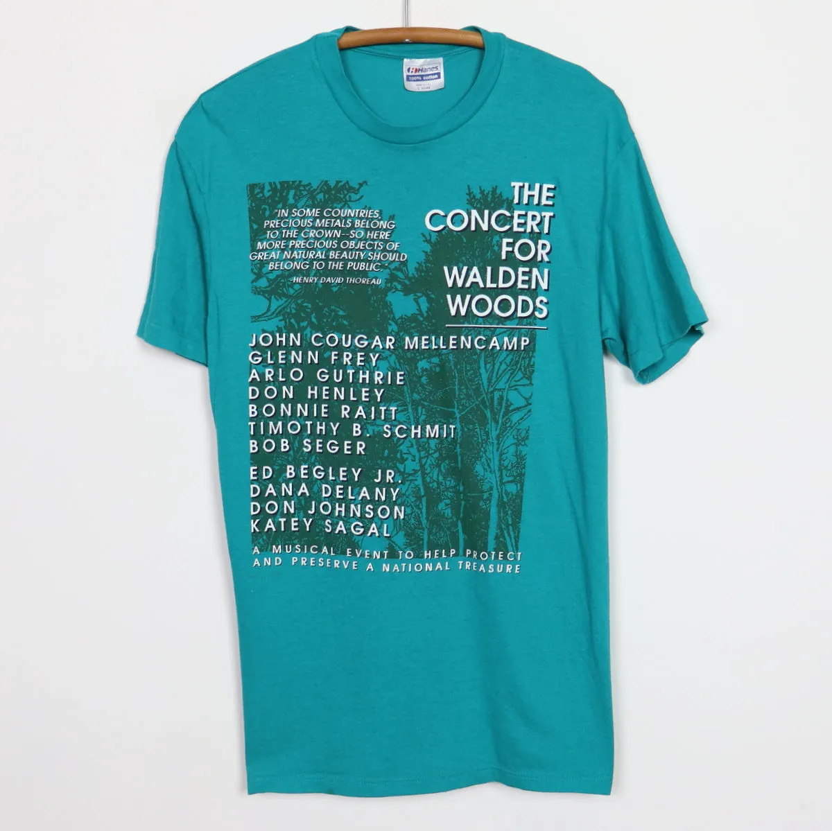 1993 The Concert For Walden Woods Shirt