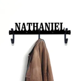 3 Hook Customized Coat Bar