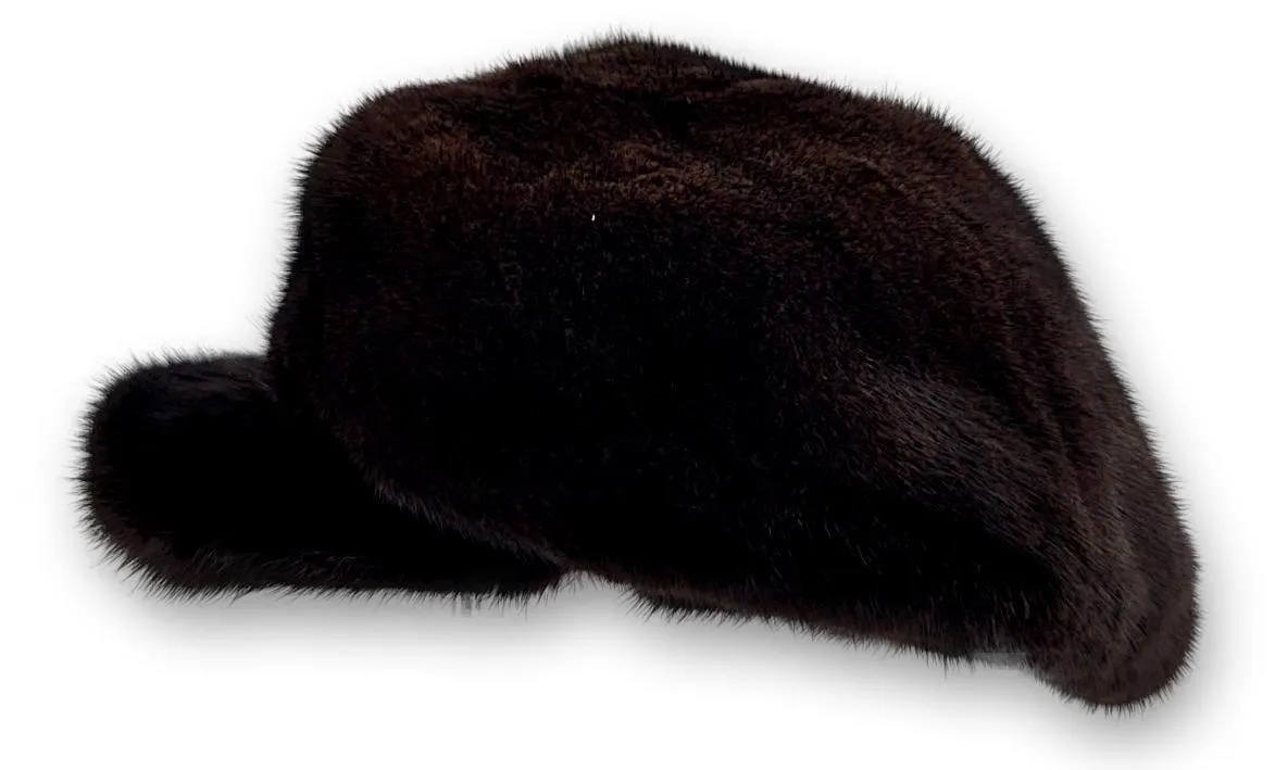 602-83/02, Hat - Mink - Accesories - Scan Black (Hue)