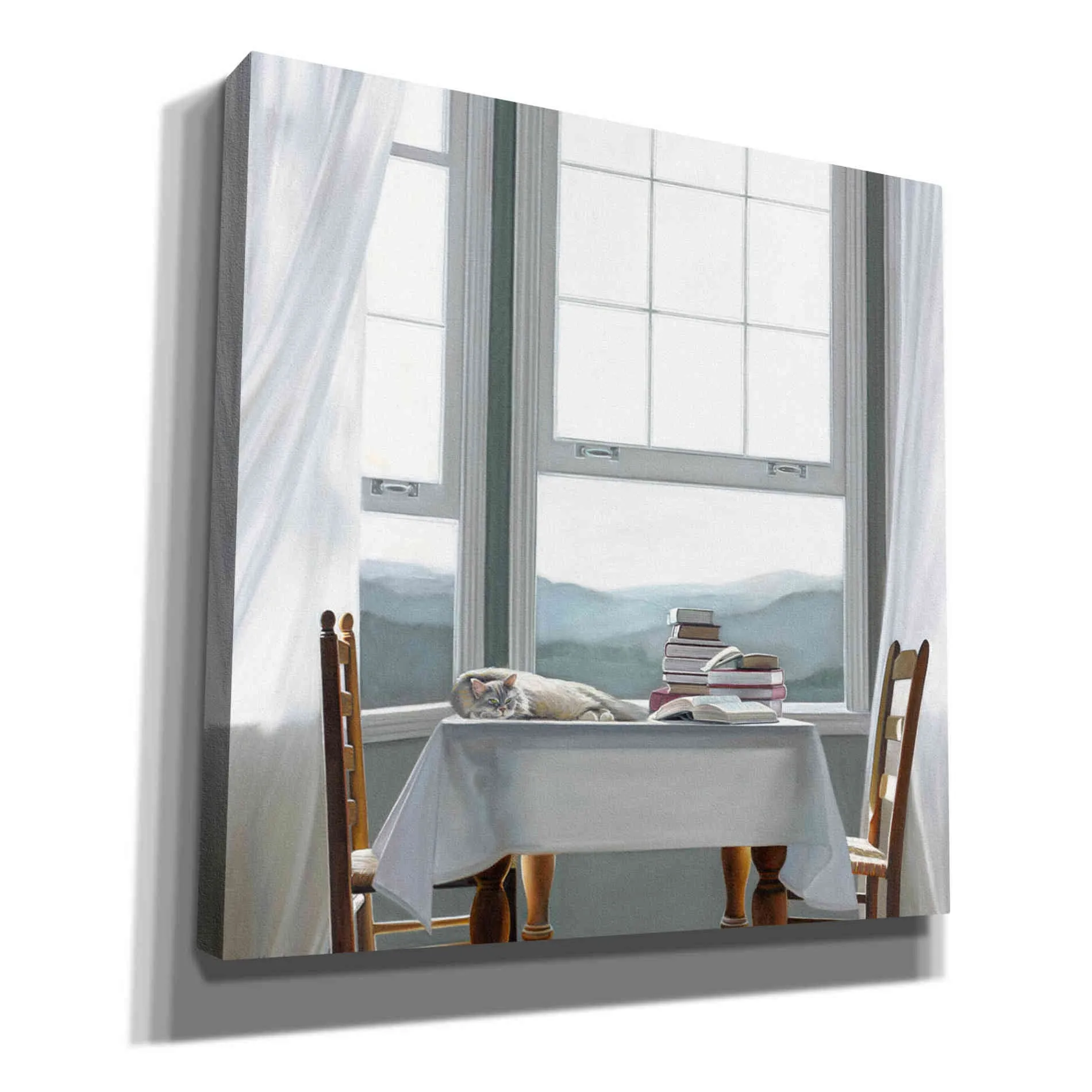 'Accidental Scholar' by Karen Hollingsworth, Canvas Wall Art