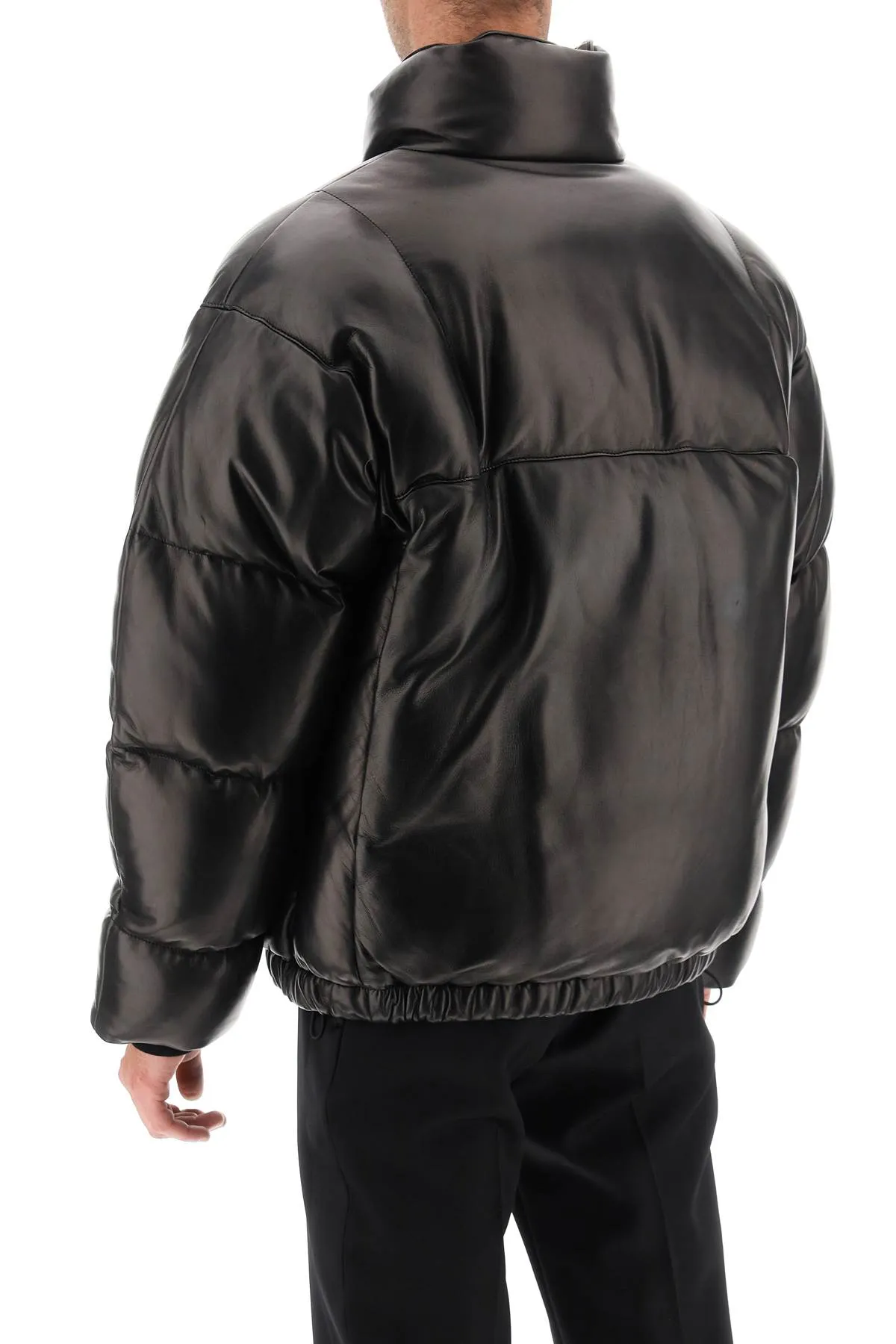 Alexander Mcqueen Quilted Leather Puffer Jacket