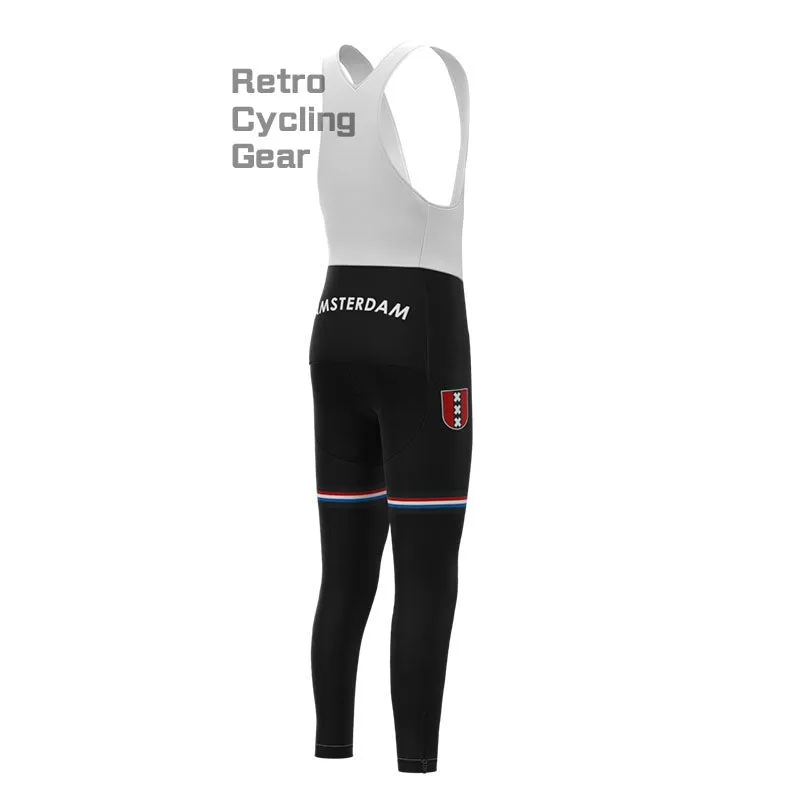 Amsterdam Black Retro Cycling Pants