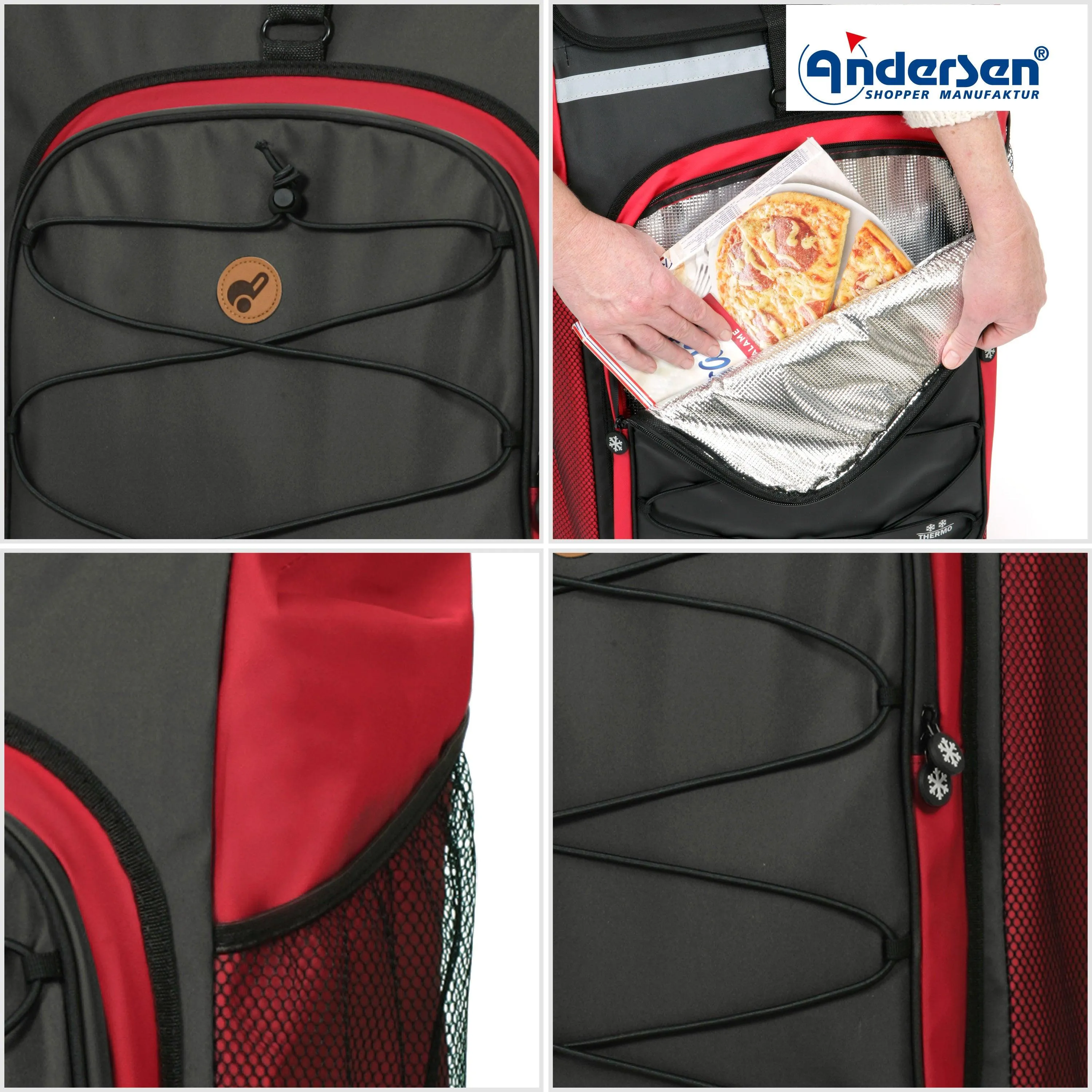 Andersen-Shopper | Bike Trailer | Shopping Trolley | Royal Plus Frame | Fado 2.1 Bag
