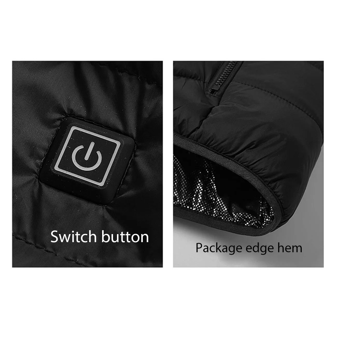 Anniou Men's 8 Area Duck Down Heated Jacket