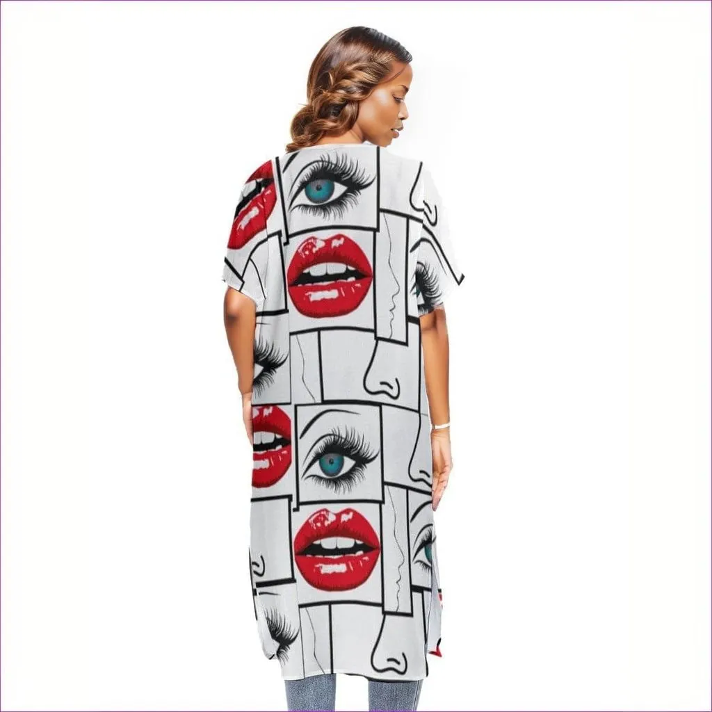 Attributes Womens Short Sleeve Cardigan