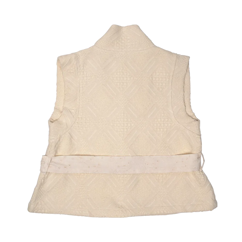 Baje Studio Gilet Amanta Creme