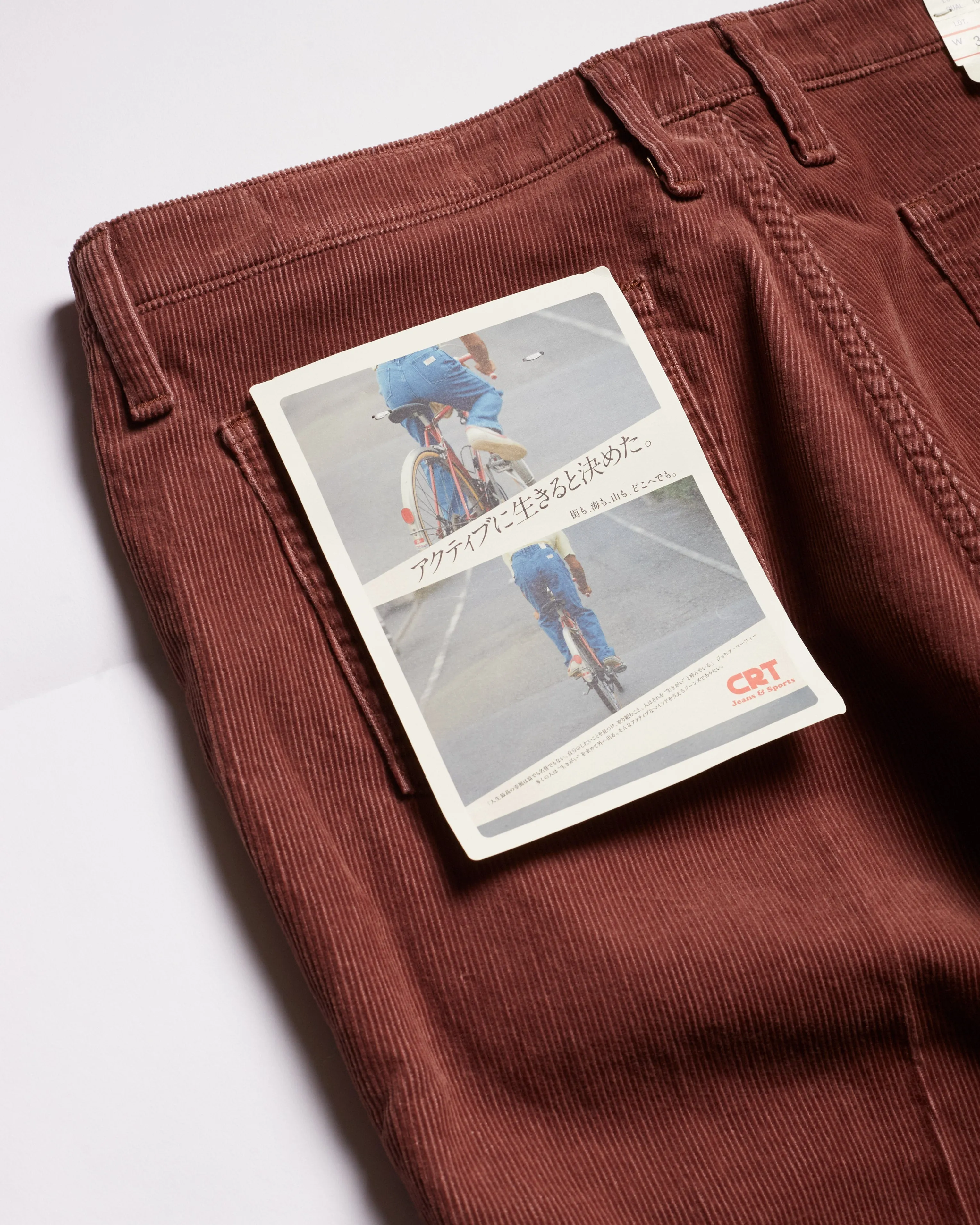 Battenwear x CRT City Bootcut Jeans / Brick