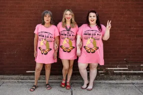 beautiful isn't a size t-shirt dress