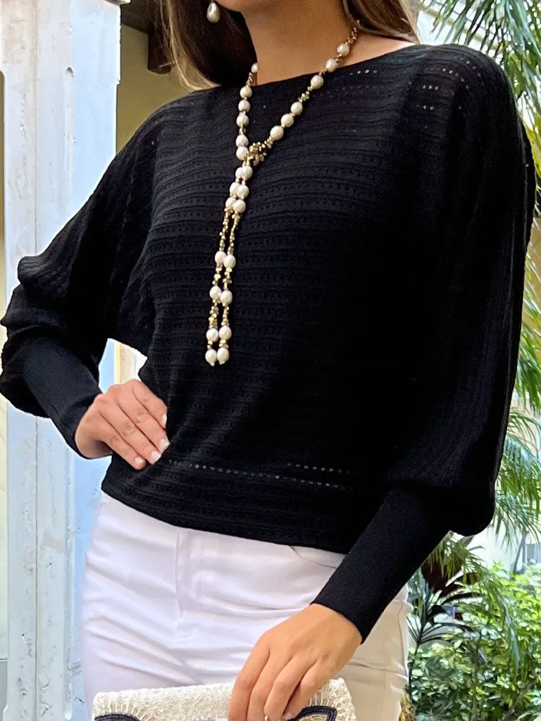 Belmond Merino Wool Sweater, Black