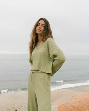 Billabong Good Catch Henley T-shirt - AVOCADO