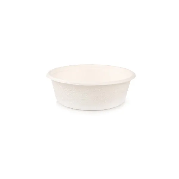 Biodegradable Sugar Cane Takeaway Bowl White 240ml 10pack