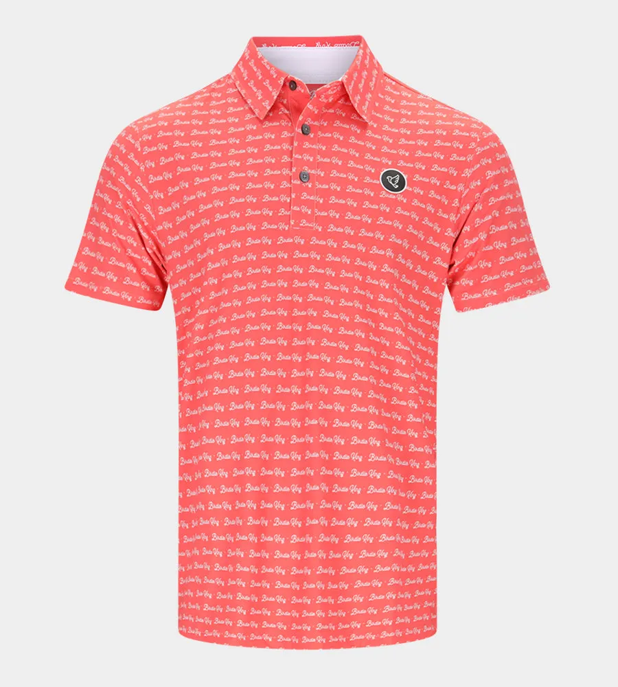 BIRDIE KING POLO - CORAL