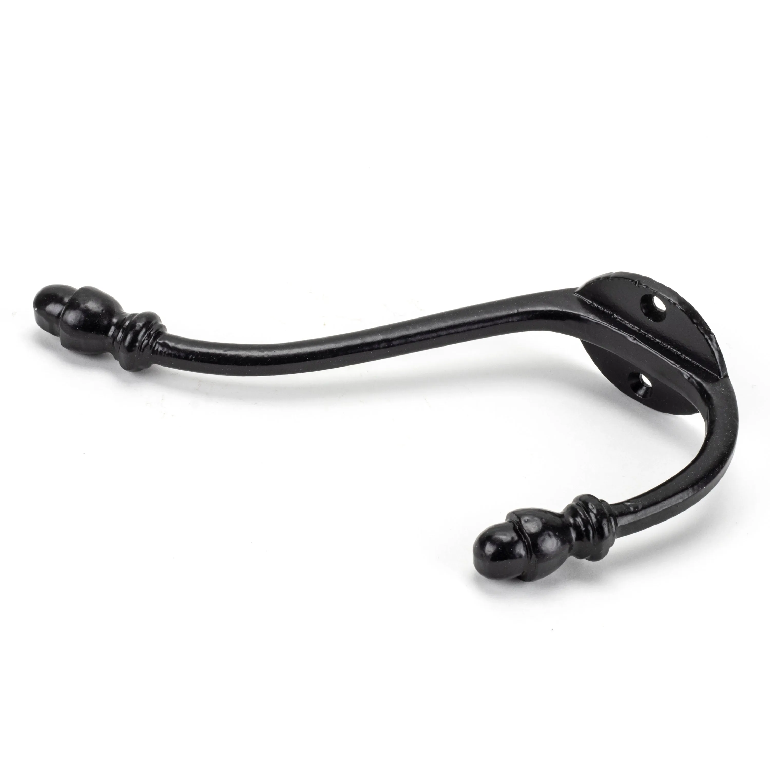 Black 6 1/2" Hat & Coat Hook | From The Anvil