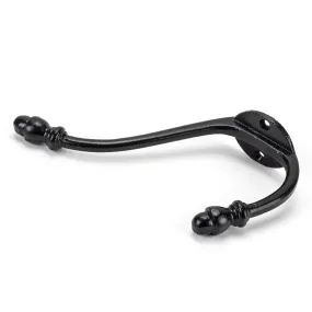 Black 6 1/2" Hat & Coat Hook | From The Anvil