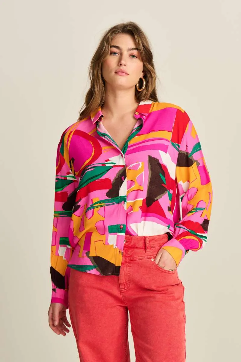 Blouse SP7686 in Milly Cape Town by POM Amsterdam