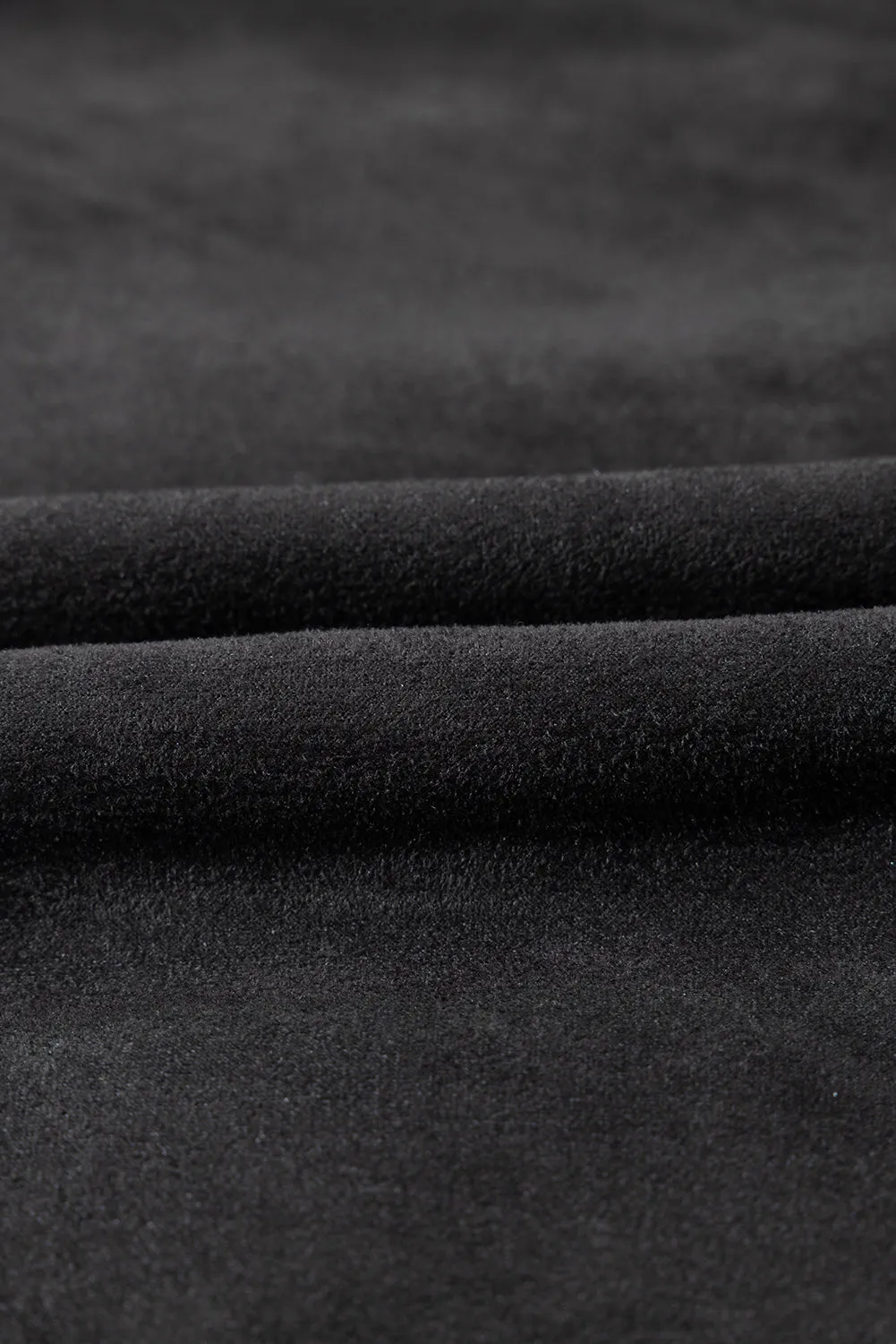 Blue Zone Planet |  Black Asymmetric Zipper Belted Hem Jacket