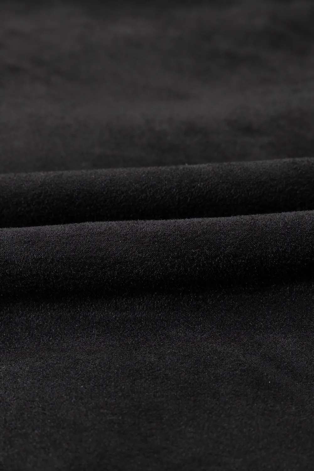 Blue Zone Planet |  Black Asymmetric Zipper Belted Hem Jacket