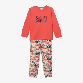 Boy's palm tree pajama set