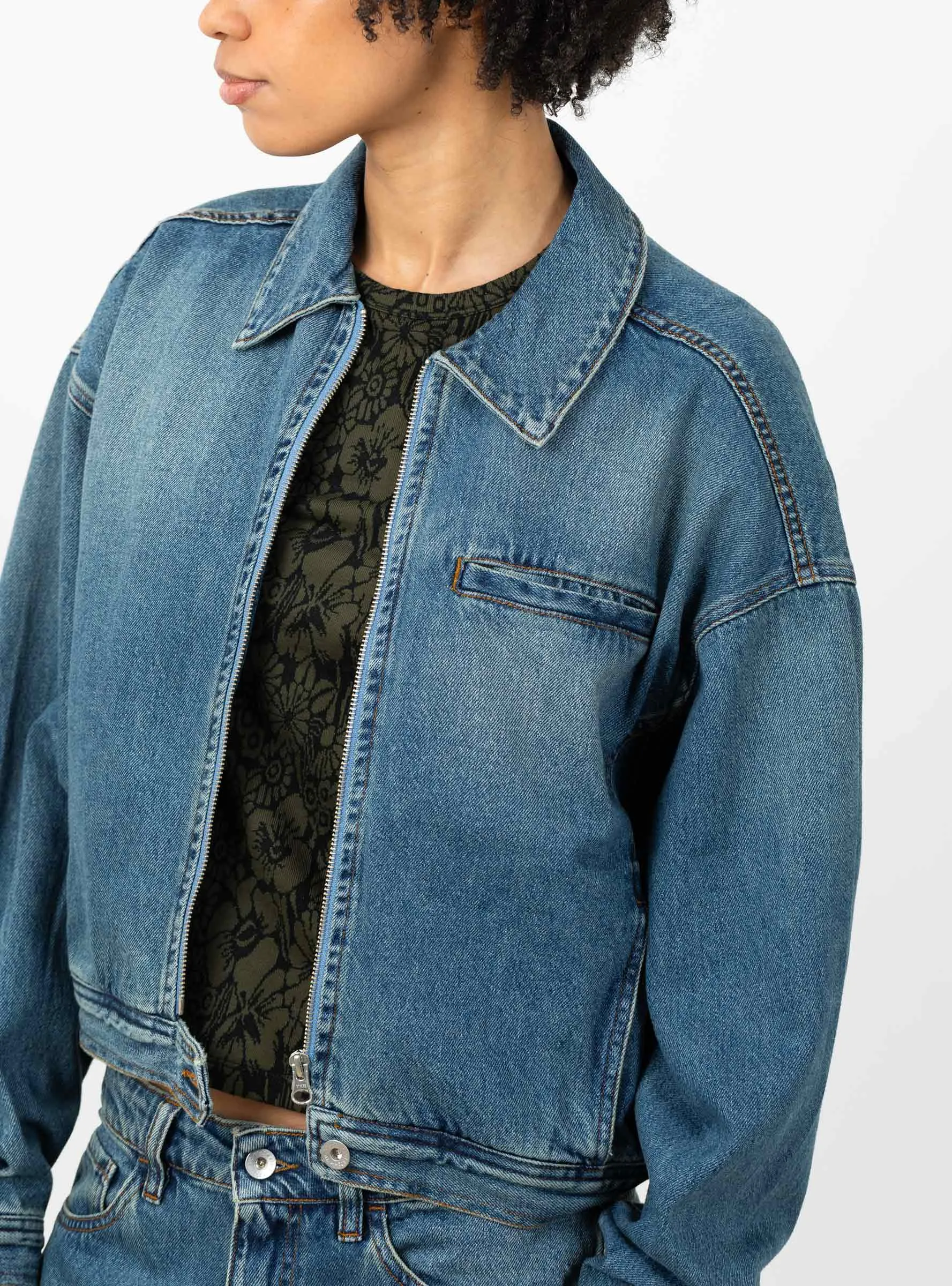 Burnside Jacket Washed Indigo