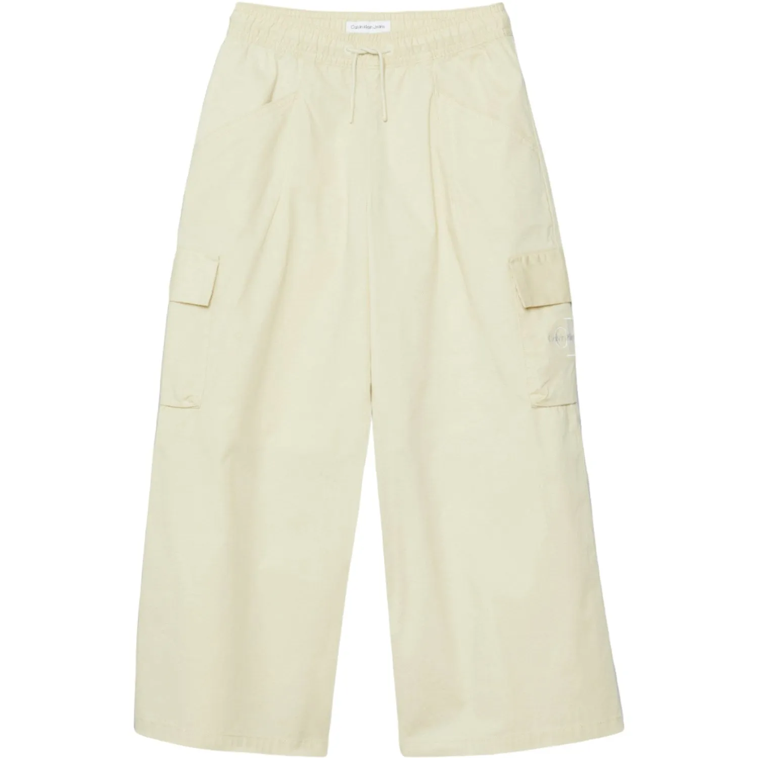 Calvin Klein Wide Leg Cargo Pants Green Haze