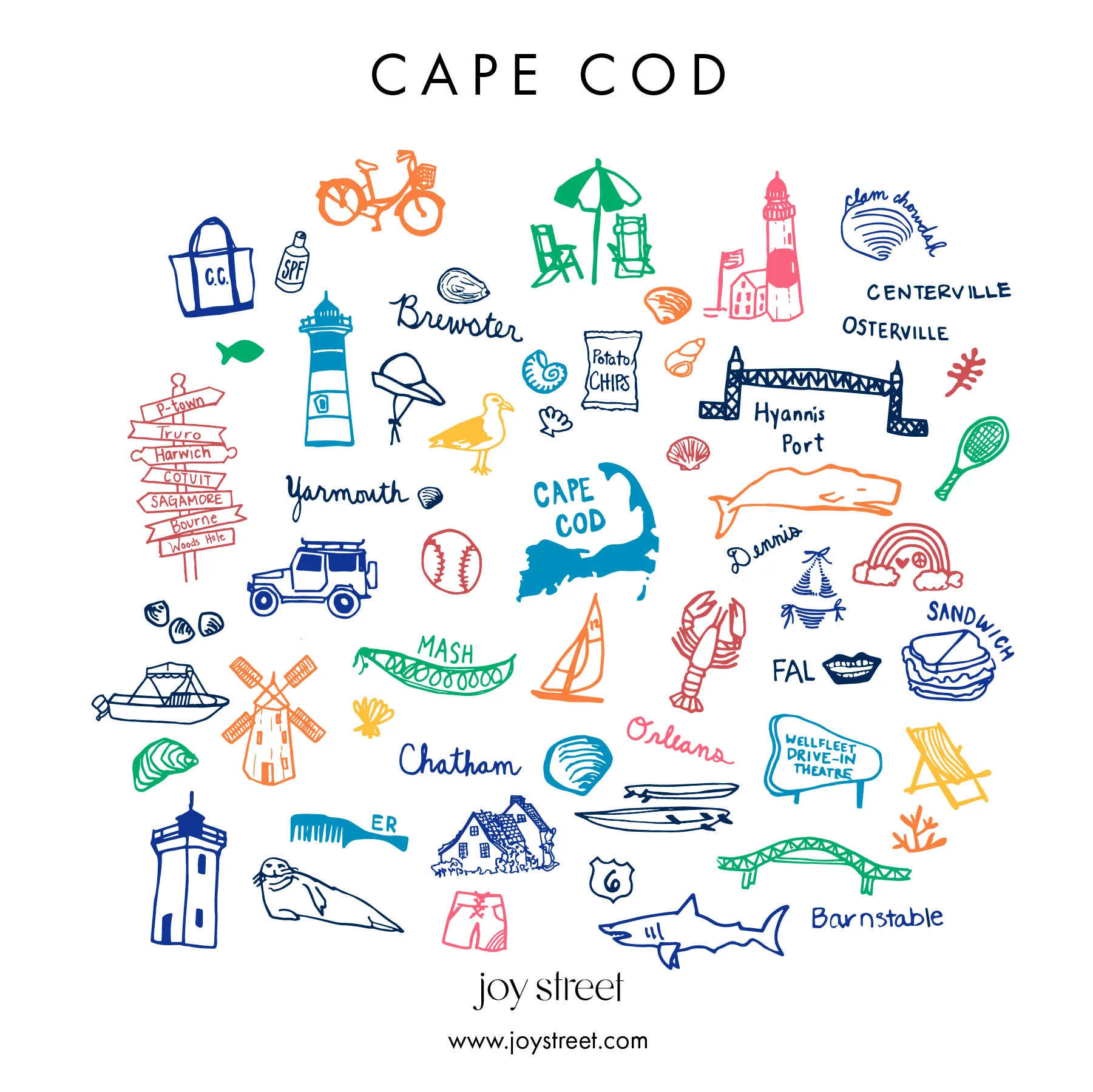 Cape Cod Baby Bib