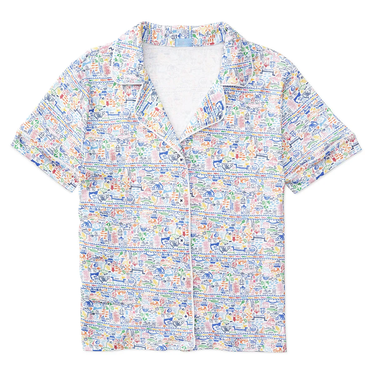Cape Cod Women’s Button Front Short Pajama Set