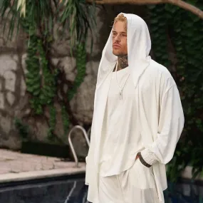 Cardigan with hood