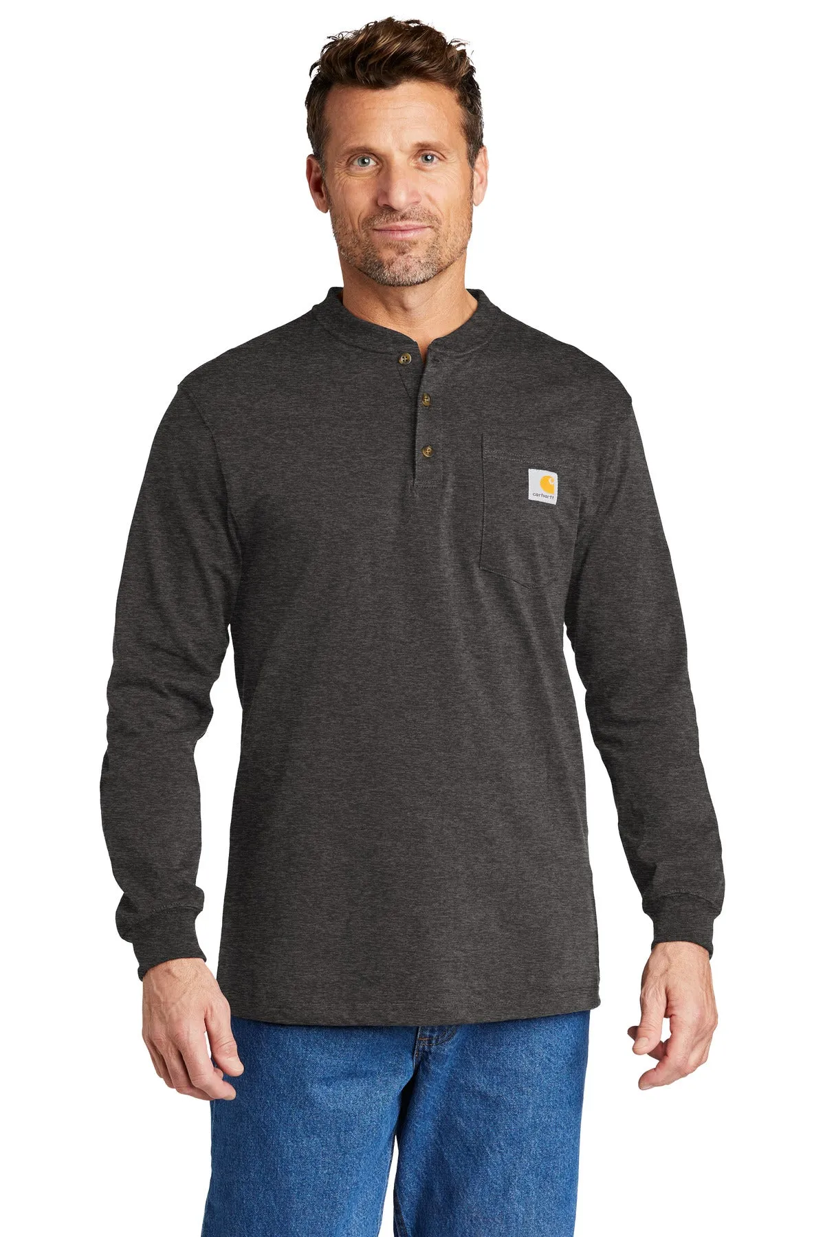 Carhartt Men's Long Sleeve Henley T-Shirt CTK128