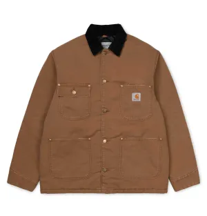 Carhartt WIP OG Chore Coat – Hamilton Brown/Black – Aged Canvas