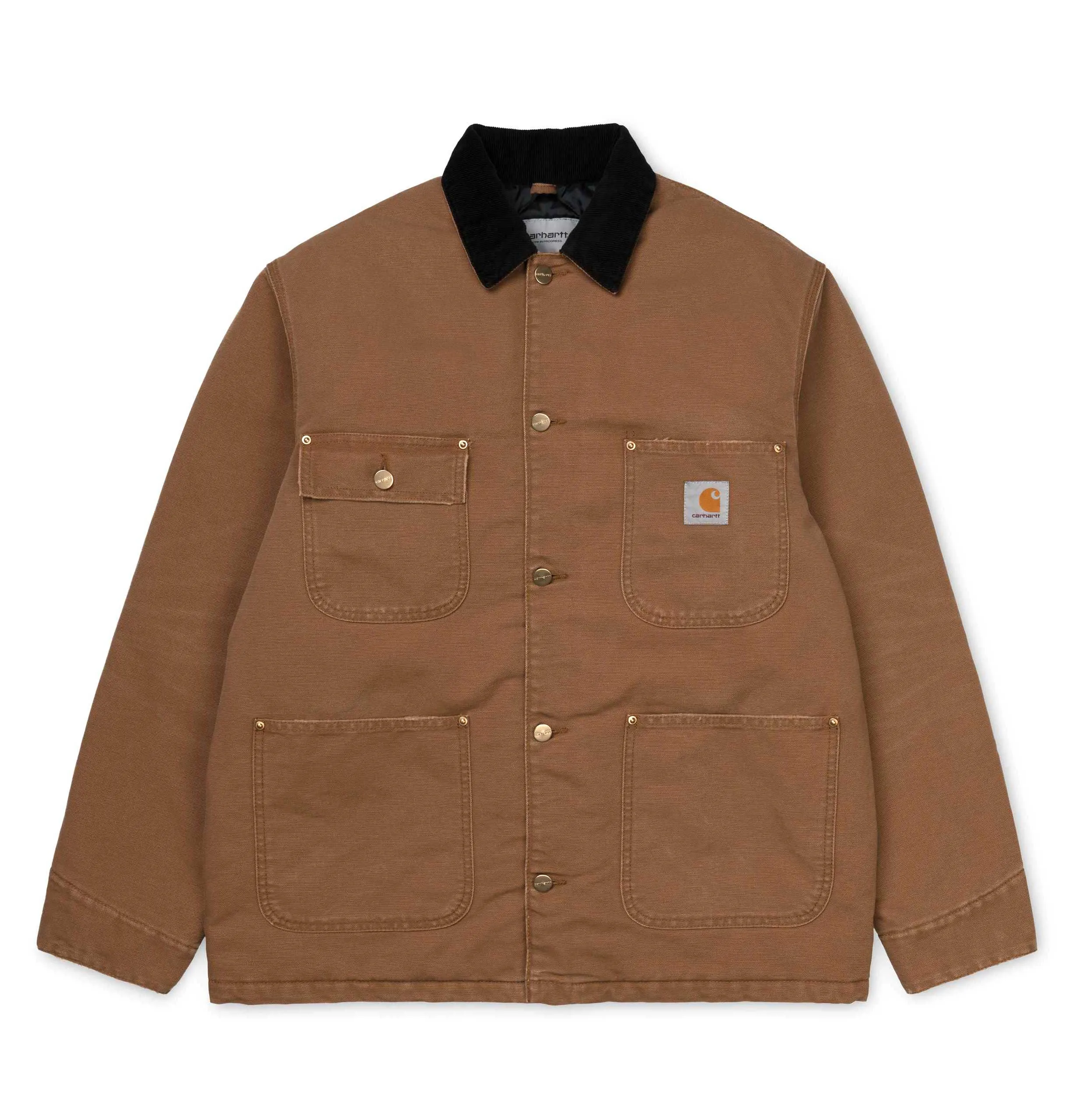 Carhartt WIP OG Chore Coat – Hamilton Brown/Black – Aged Canvas