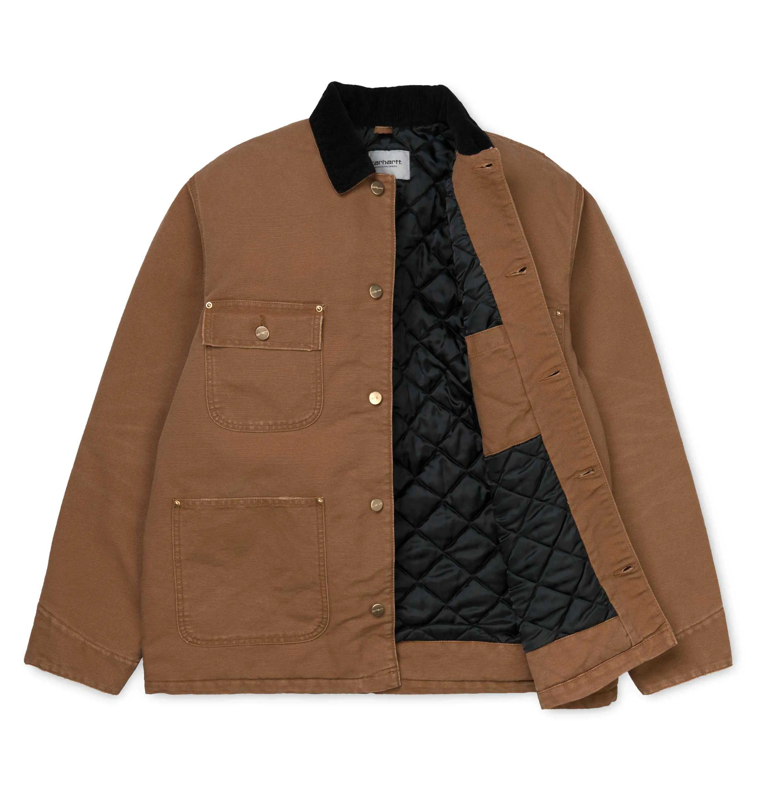 Carhartt WIP OG Chore Coat – Hamilton Brown/Black – Aged Canvas