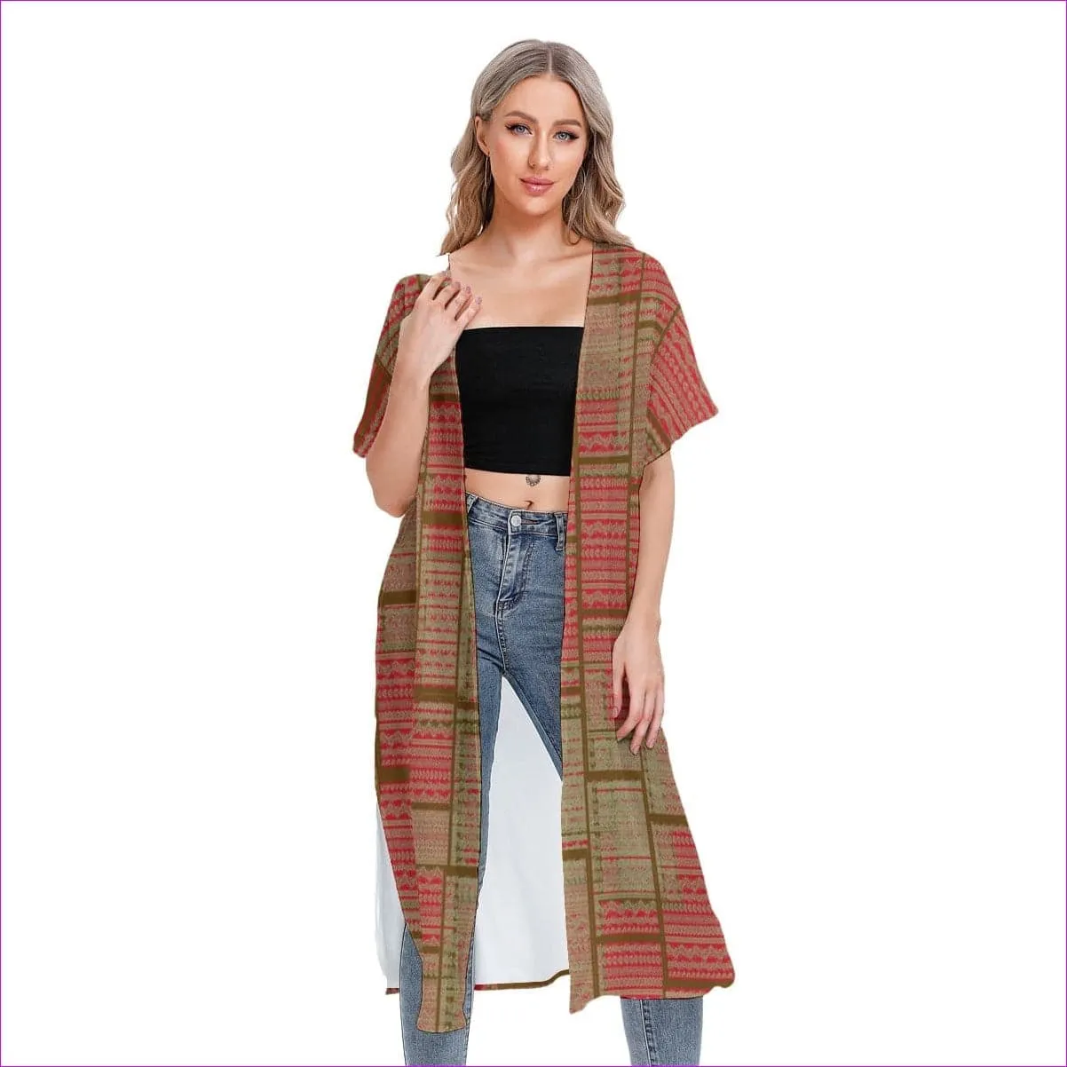 Chained 2 Womens Short Sleeve Cardigan