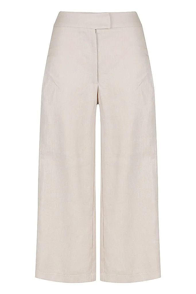 Charlie Panelled Pants – Tailored Linen for Everyday Wear