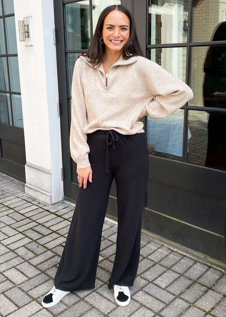Chaser Rpet Bliss Knit Wide Leg Lounge Pant-***FINAL SALE***