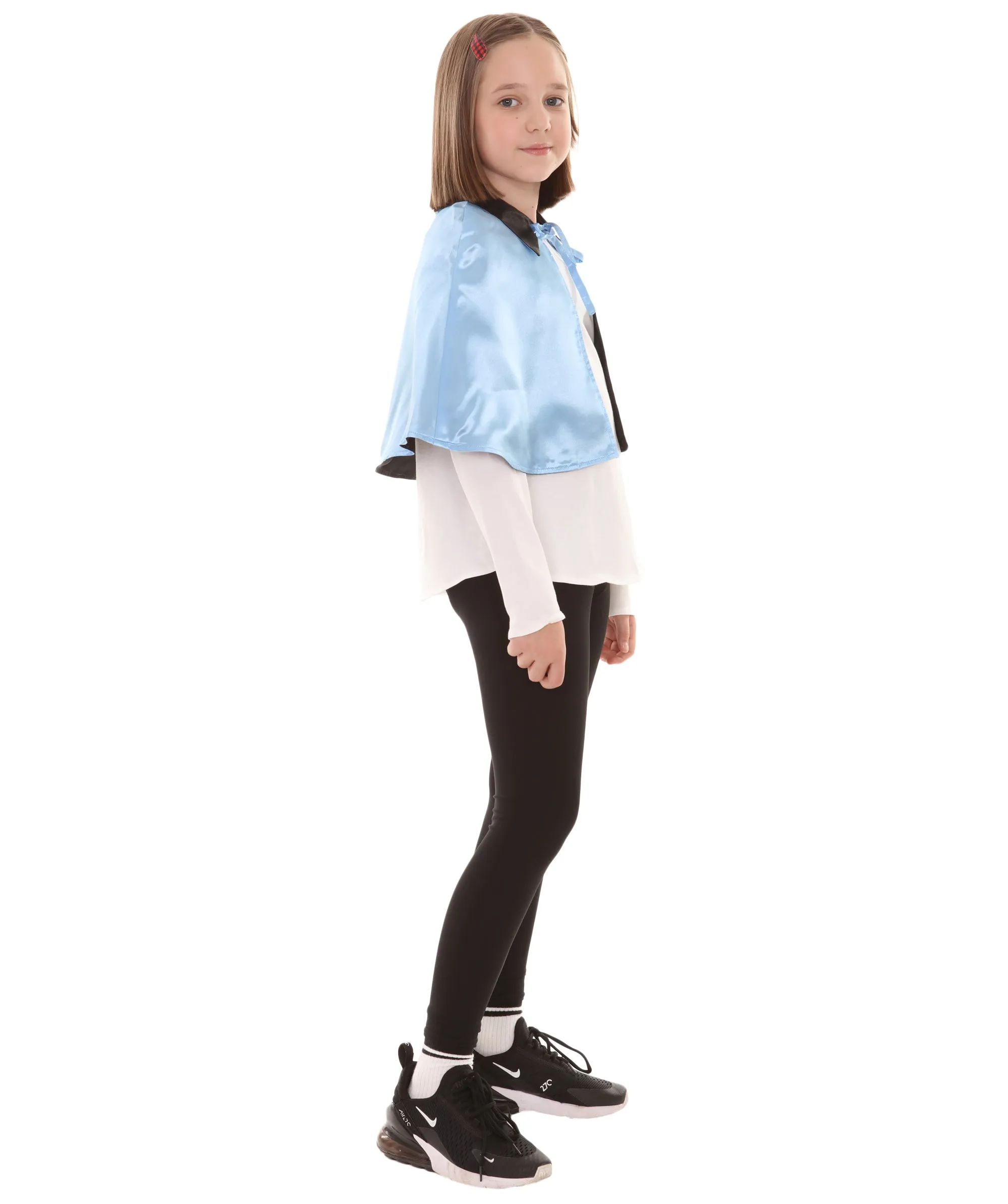 Child's Vampire Cape Costume | Blue & Black Halloween Costume