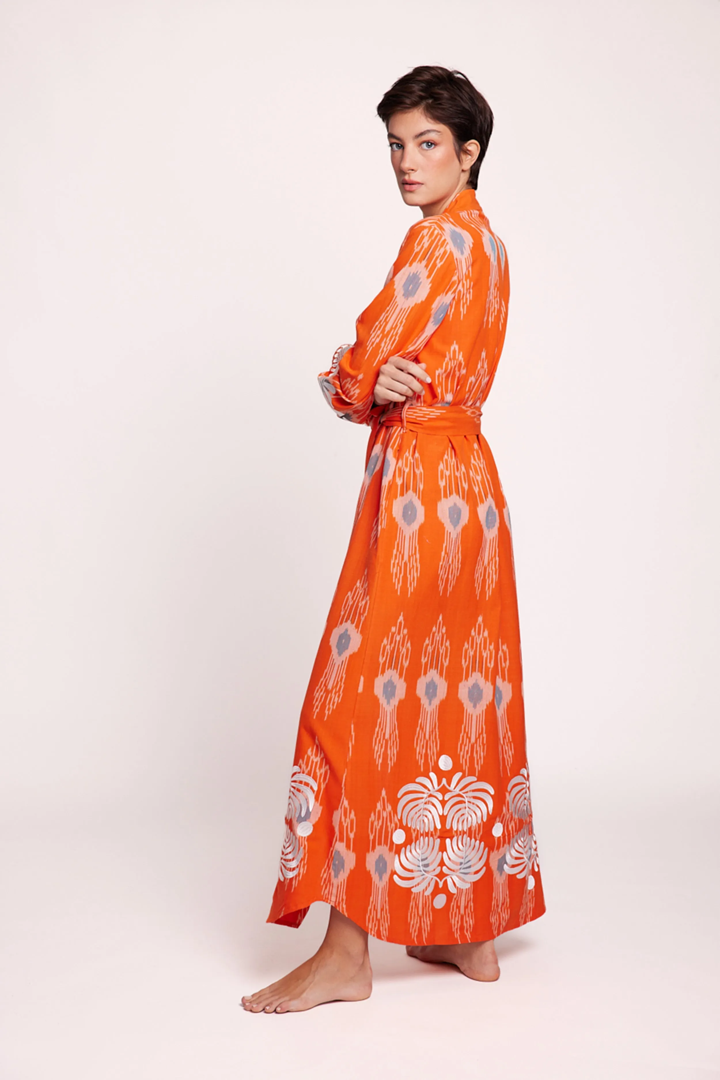 Chinkara Orange Robe
