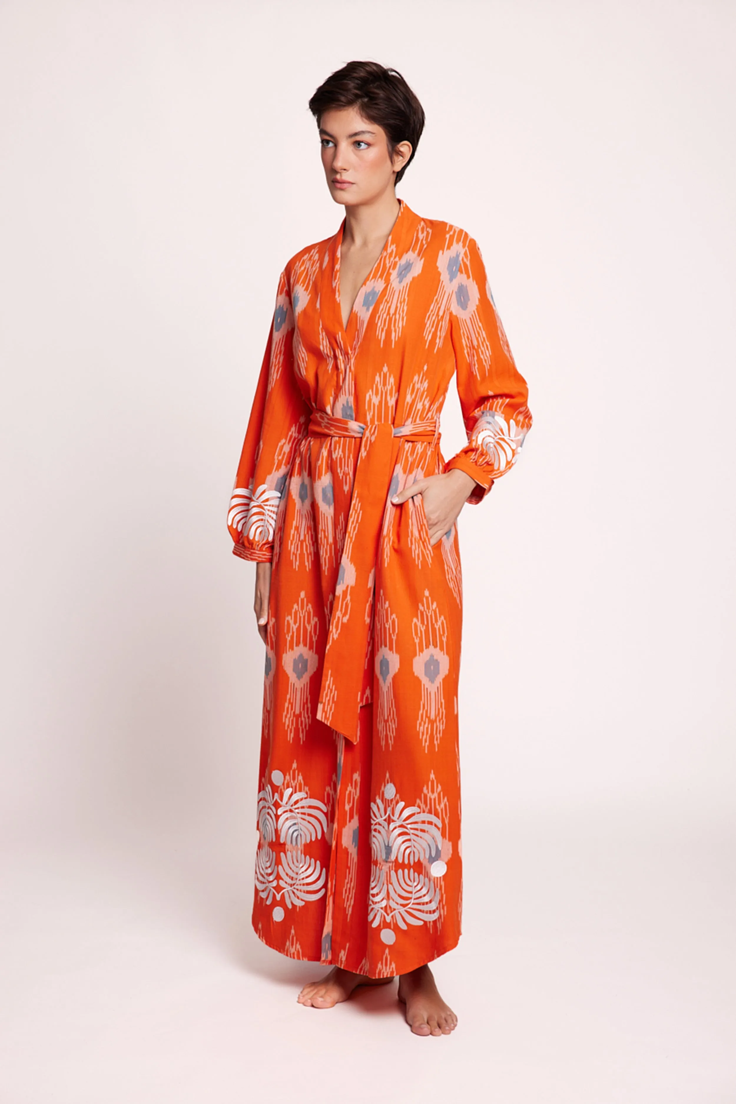 Chinkara Orange Robe