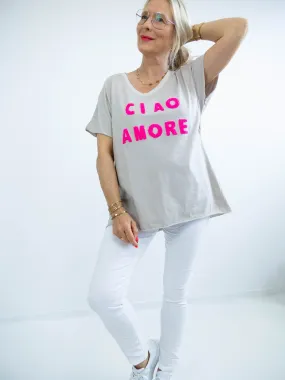 CIAO AMORE T-Shirt - verschiedene Farben