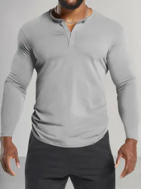Classic Fit Soft Henley Shirt