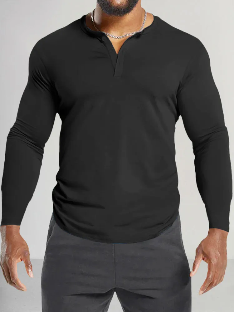 Classic Fit Soft Henley Shirt