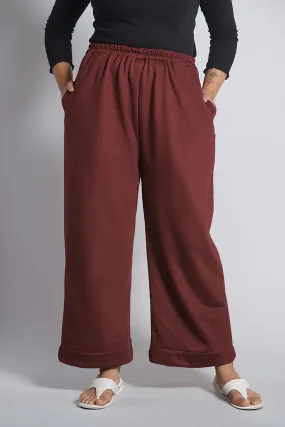 Coffee Fleece Palazzo