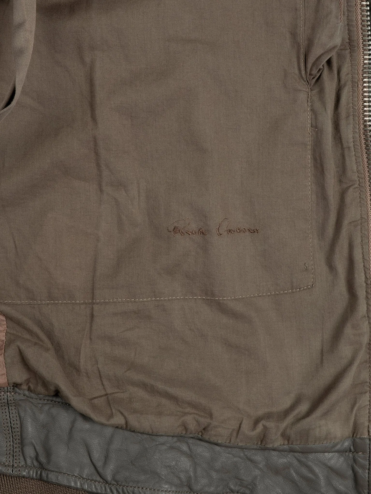 'Creatch' Leather Biker Jacket