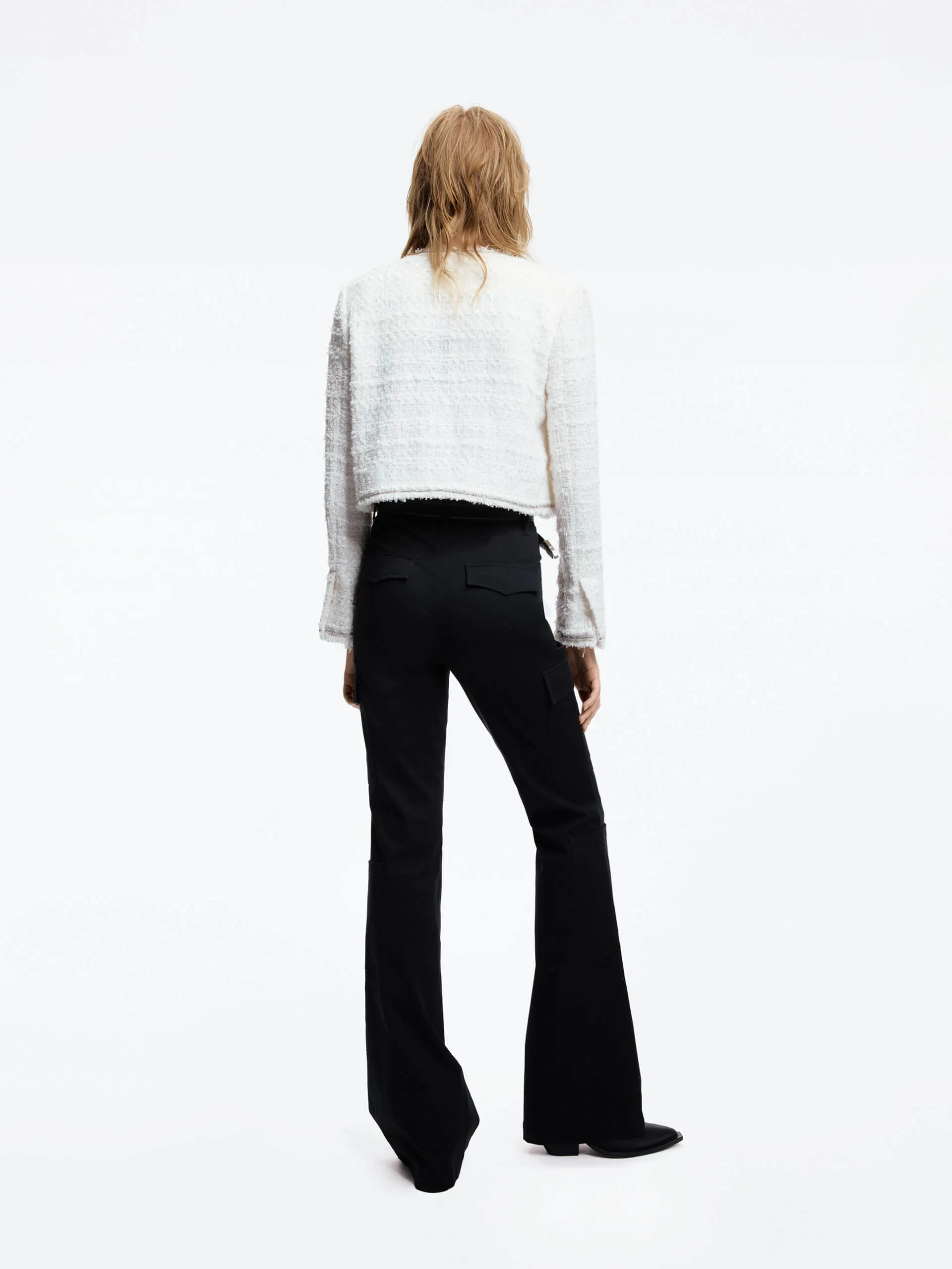 Cropped Tweed Jacket