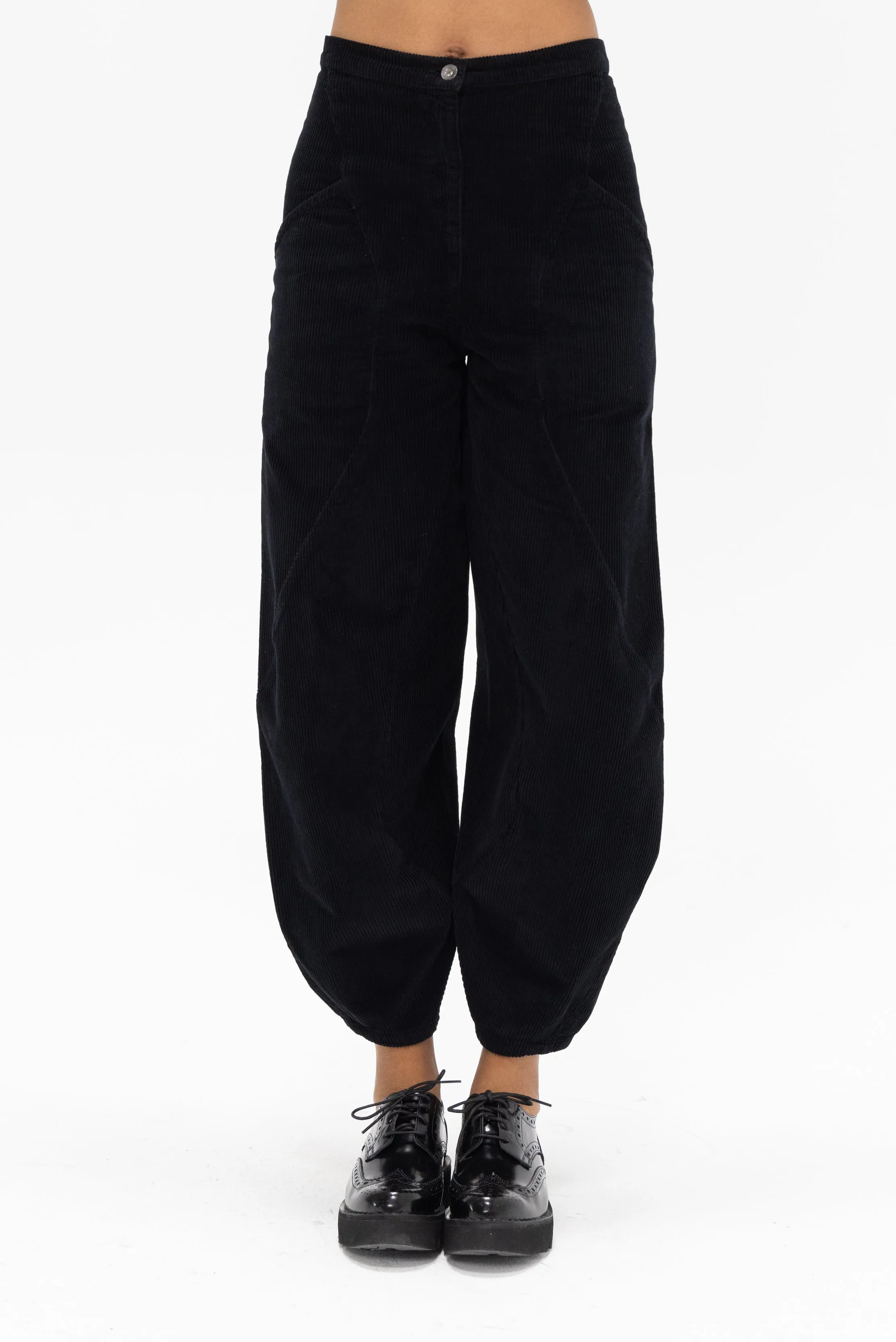 Digi Cord Pants, Black