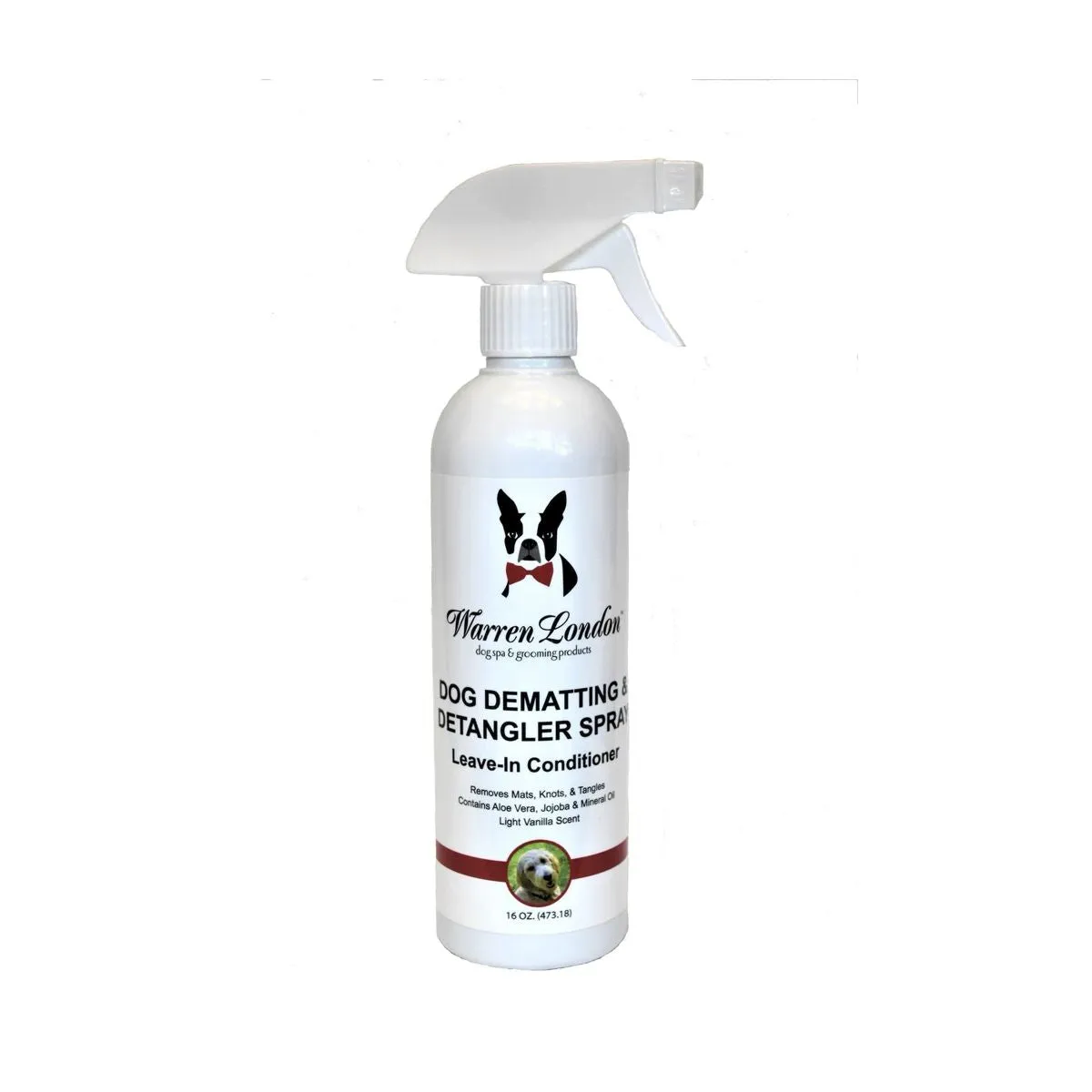 Dog Dematting and Detangler Spray - Leave In Conditioner