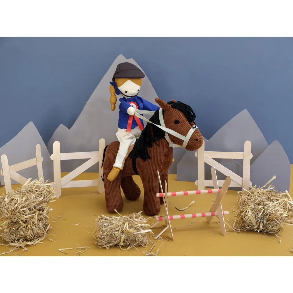 Doll clothes set - horse