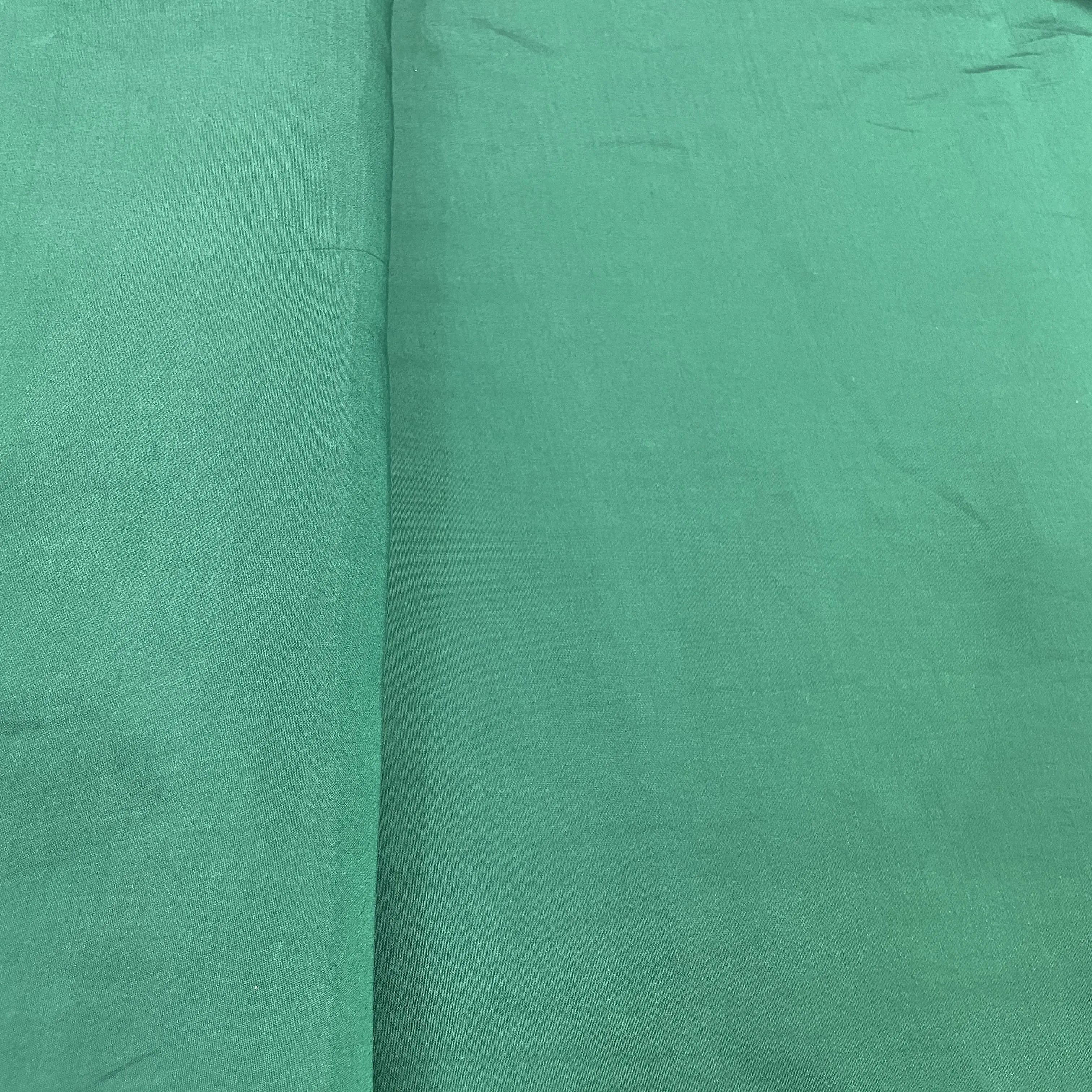 Exclusive Dark Green Solid Silk Fabric
